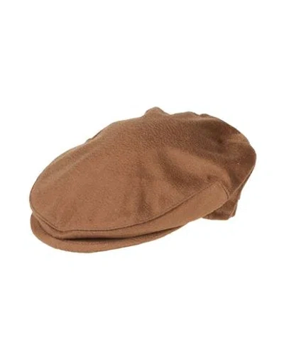 Borsalino Man Hat Brown Size 6 ⅞ Cashmere In Brown