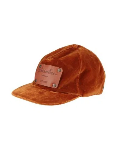 Borsalino Man Hat Brown Size Xl Cotton