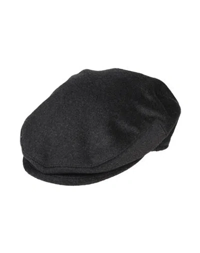 Borsalino Man Hat Steel Grey Size 7 Cashmere