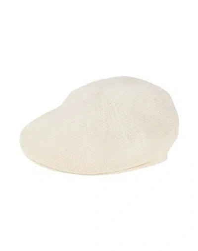 Borsalino Man Hat Cream Size M Cotton, Polyester In White