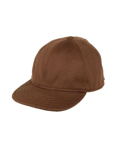 Borsalino Man Hat Dark Brown Size Xl Virgin Wool