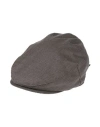 Borsalino Man Hat Dark Brown Size L Wool In Brown