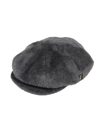 Borsalino Man Hat Lead Size S Alpaca Wool, Virgin Wool In Grey