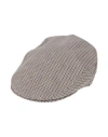 Borsalino Man Hat Light Brown Size S Cotton, Linen In Beige