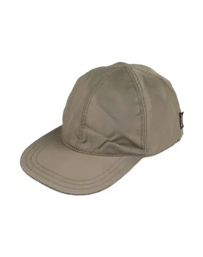 Borsalino Man Hat Military Green Size M Polyamide In Brown