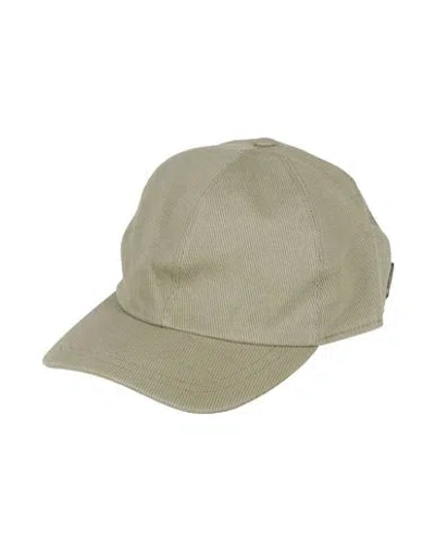 Borsalino Man Hat Military Green Size Xl Cotton, Linen