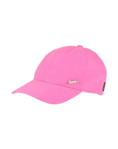Borsalino Man Hat Pink Size Onesize Polyester In Purple