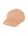 Borsalino Man Hat Salmon Pink Size S Linen, Silk, Wool