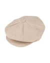 Borsalino Man Hat Sand Size 7 Linen In Beige