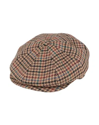 Borsalino Man Hat Sand Size S Virgin Wool, Polyamide In Brown