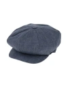 Borsalino Man Hat Slate Blue Size 7 Linen