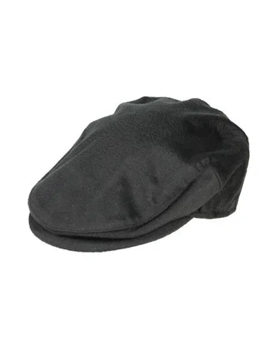 Borsalino Man Hat Steel Grey Size 7 Cashmere In Grey