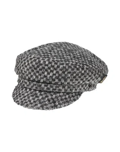 Borsalino Man Hat Charcoal Size Xl Wool, Polyamide In Grey