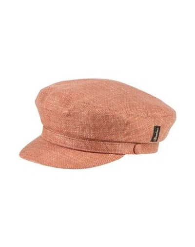 Borsalino Man Hat Tan Size L Virgin Wool, Silk, Linen In Brown