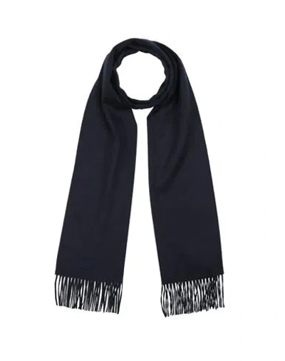 Borsalino Man Scarf Midnight Blue Size - Cashmere