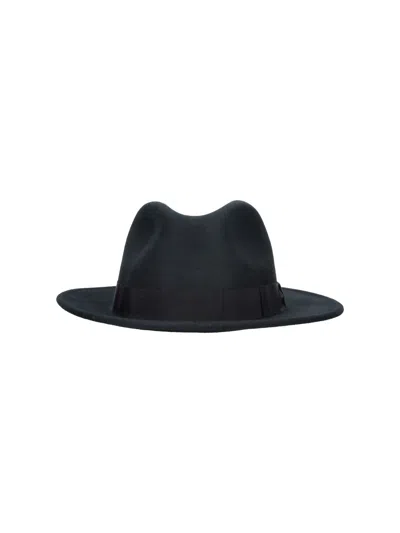 Borsalino Men's Felt Fedora Hat In Black