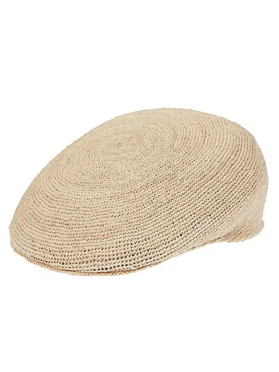 Borsalino Miami Straw Hat In Neutral