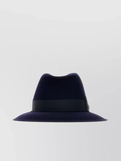 Borsalino Midnight Blue Felt Alessandria Hat