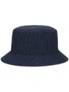 BORSALINO MISTERO STRIPED BUCKET HAT