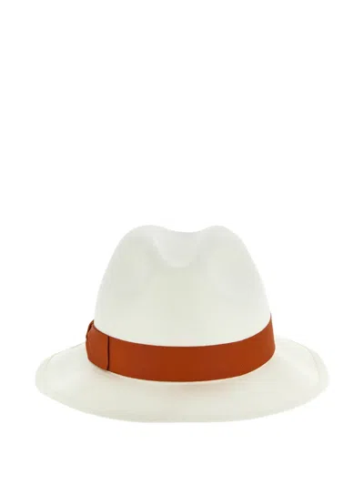 Borsalino Monica Belted Hat In Neutral