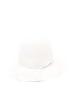 Borsalino Monica Hat In White