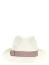Borsalino Panamanian Soft-rimmed Hat In White