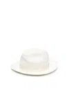Borsalino Monica Straw Panama Hat In Cream