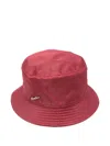 Borsalino Morgan Rain Bucket Hat In Burgundy