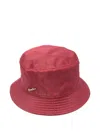 Borsalino Morgan Rain Bucket Hat In Red