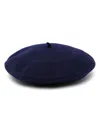 Borsalino Navy Blue Wool Basque Hat In Blue
