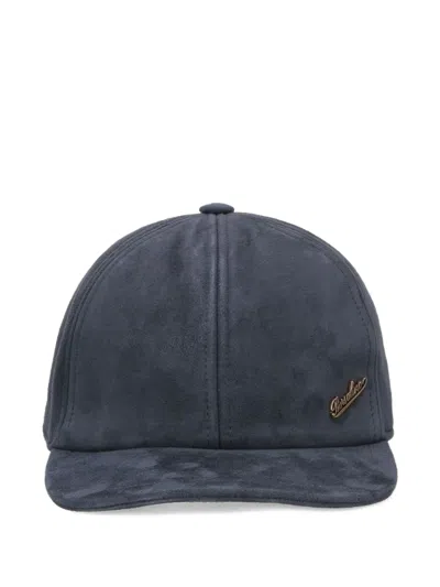 Borsalino Hiker Baseball Rain Jacket In Blue