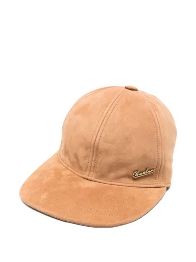 Borsalino Otis Suede Leather Cap