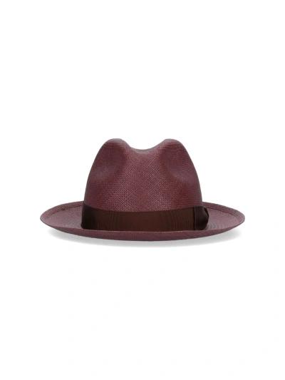 Borsalino 'panama' Hat In Brown