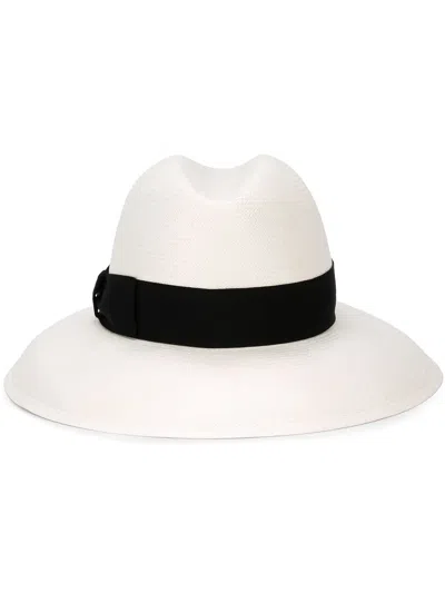 Borsalino Panama Hat In White
