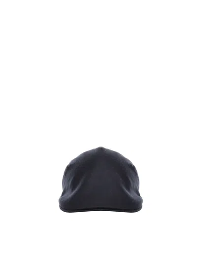 Borsalino Parigi Duckbill Flat Cap Rain System In Light Grey