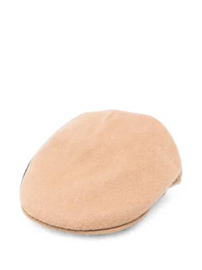 Borsalino Parigi Logo-patch Hat In Nude