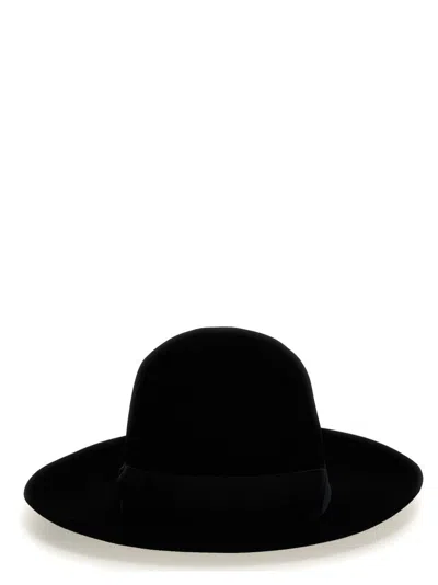 Borsalino 'q. S. Folar Liscio' Hat In Black