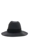 Borsalino Q.s. Folar Liscio Hats Gray In Black