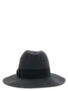 Borsalino Q.s. Folar Liscio Hats Gray In Black