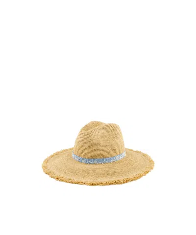 Borsalino Rafia Crochet Hat