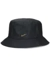 BORSALINO RAIN LOGO-PLAQUE BUCKET HAT