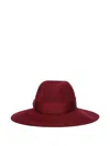 Borsalino Sophie Wool Felt Hat In Red