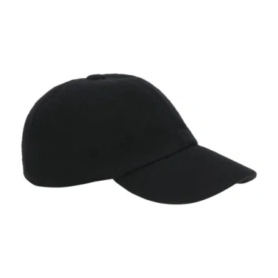 Borsalino Roger Baseball Cap In Black
