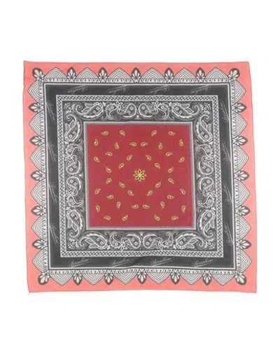Borsalino Scarf Coral Size - Cotton In Red