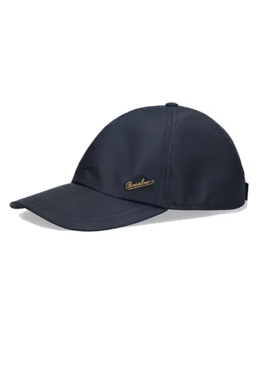 Borsalino Hiker Baseball Rain Jacket In Blue