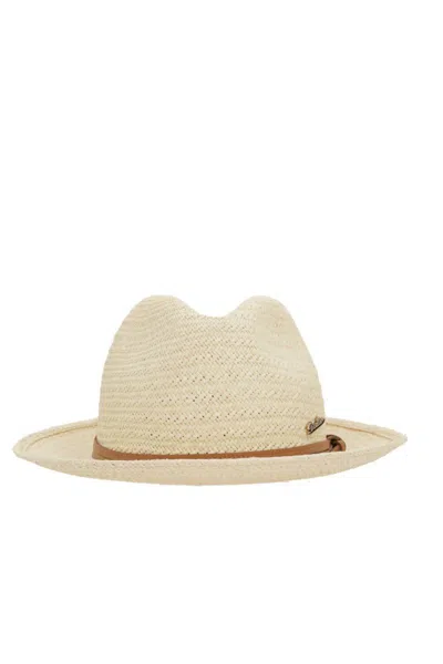 Borsalino Scarfs In Natural Malaga Leather Belt