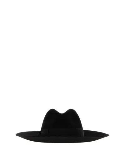 Borsalino Sophie Felt Hat In Nero
