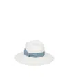 Borsalino Sophie Straw Hat With Ribbon Detail