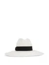 Borsalino Claudette Straw Panama Hat In White