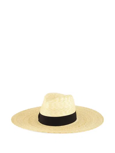 Borsalino Sophie Wide-brim Straw Hat In Brown